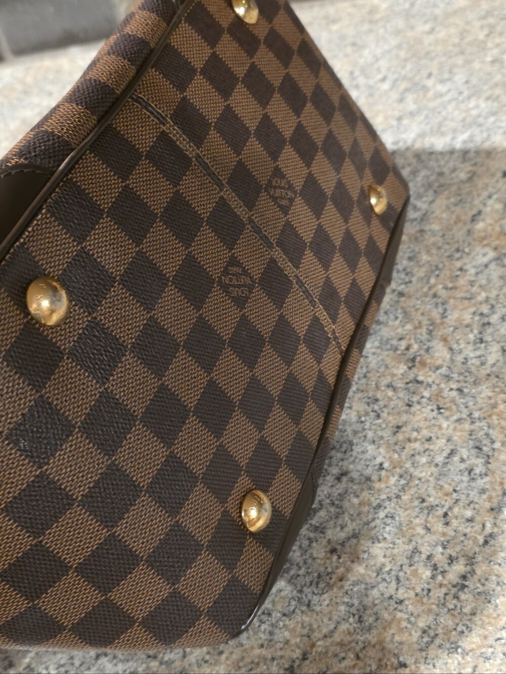 Louis Vuitton Damier Ebene Verona PM/ GREAT USED CONDITION - Picture 4 of 9